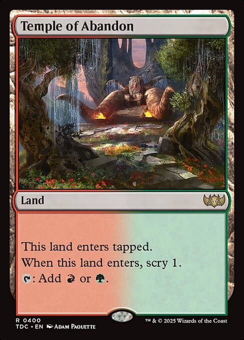 Temple of Abandon 2024 Magic: The Gathering Fallout