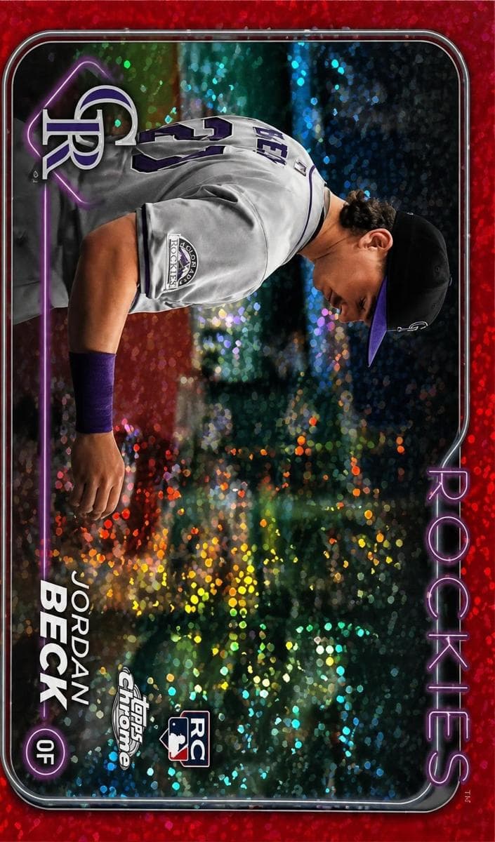 Jordan Beck 2024 topps Topps Chrome Update
