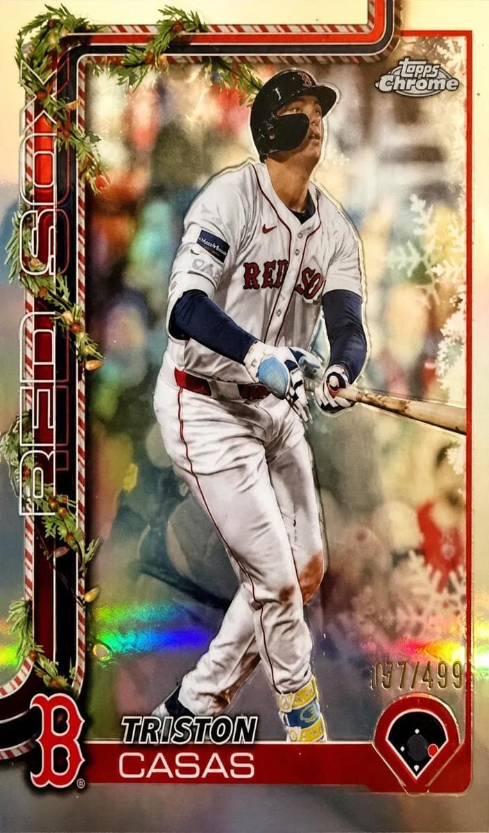 Triston Casas 2025 topps Holiday