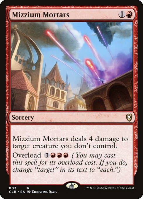 Mizzium Mortars 2022 Magic: The Gathering Commander Legends: Battle for Baldur's Gate