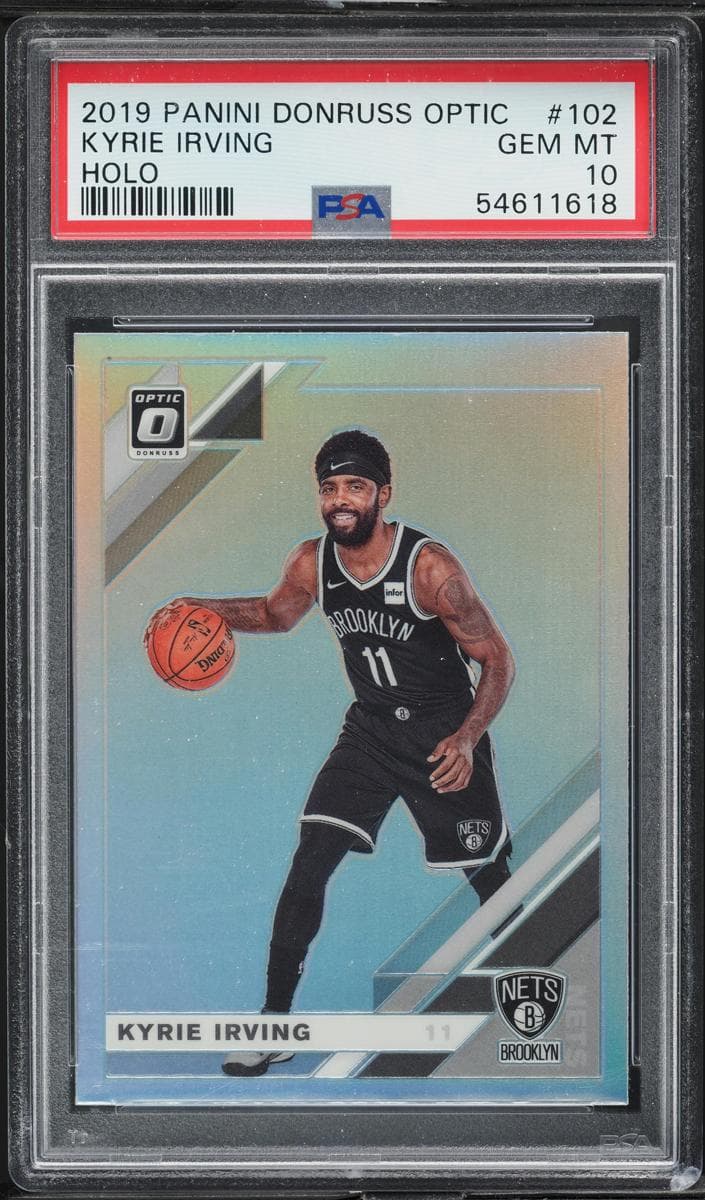Kyrie Irving 2019 panini Donruss Optic