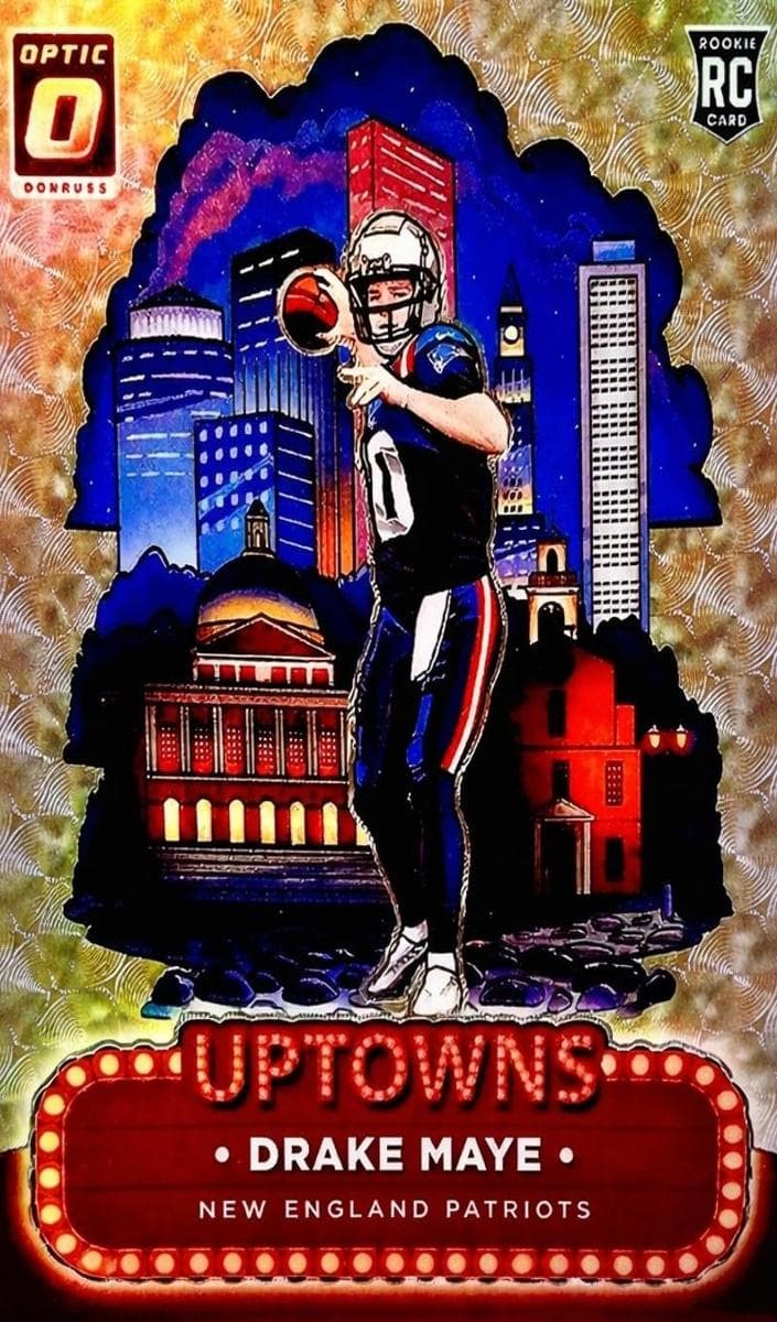 Bo Nix 2024 panini Panini Donruss Optic