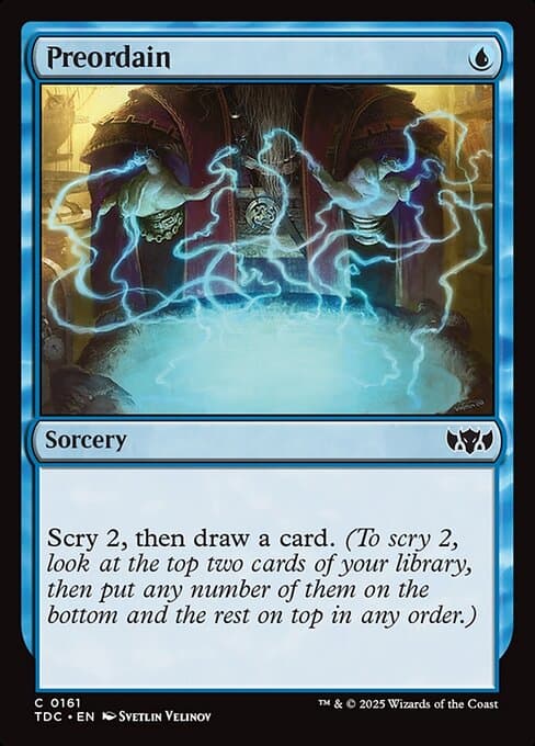 Preordain 2022 Magic: The Gathering New Capenna Commander