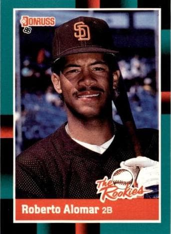 Roberto Alomar 1988 panini Donruss The Rookies