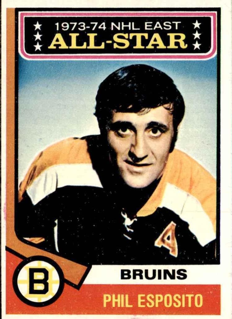 Phil Esposito 1974 topps Topps