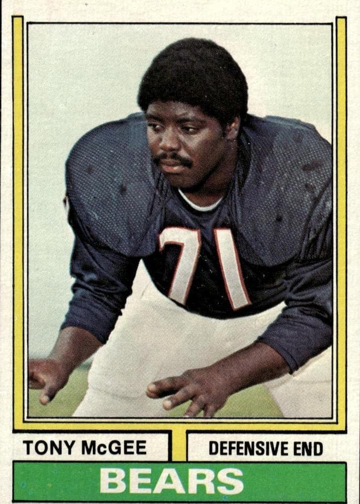 Tony McGee 1974 topps Topps