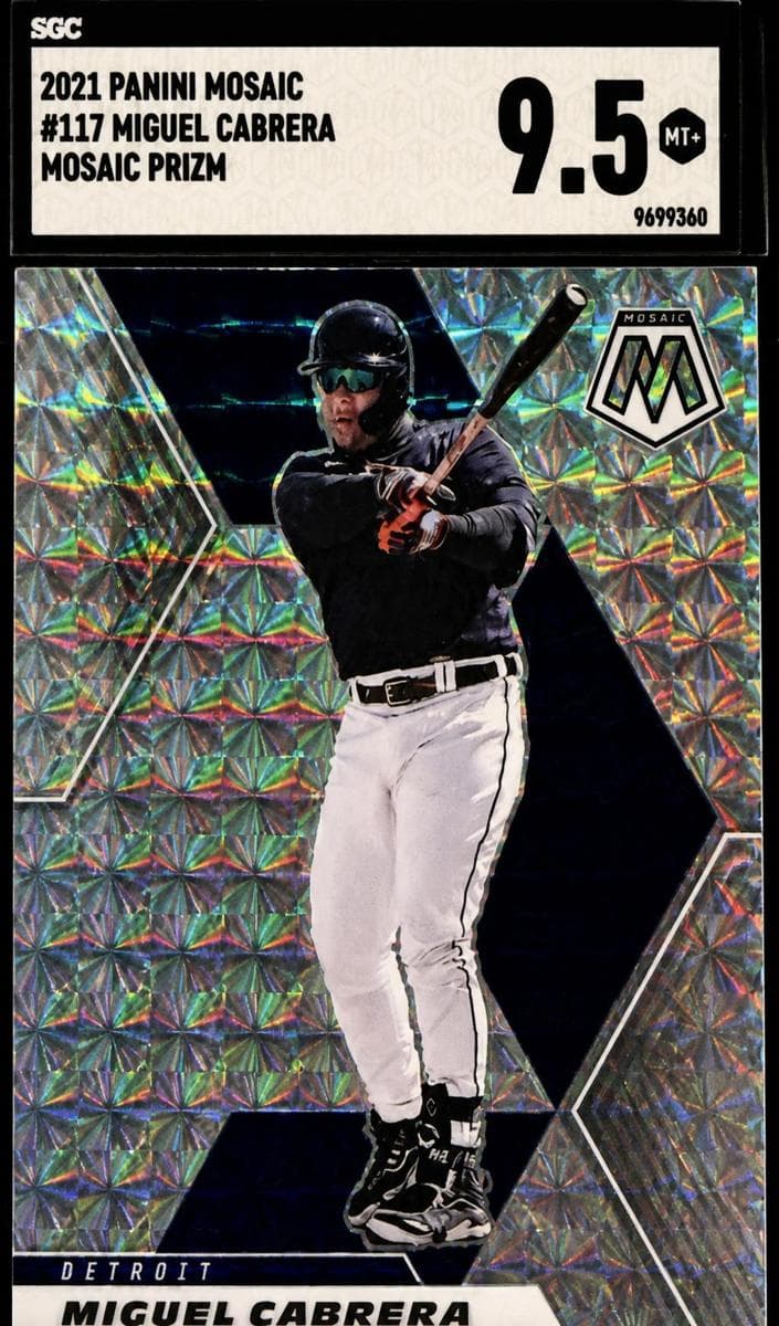 Miguel Cabrera 2021 panini Panini Mosaic