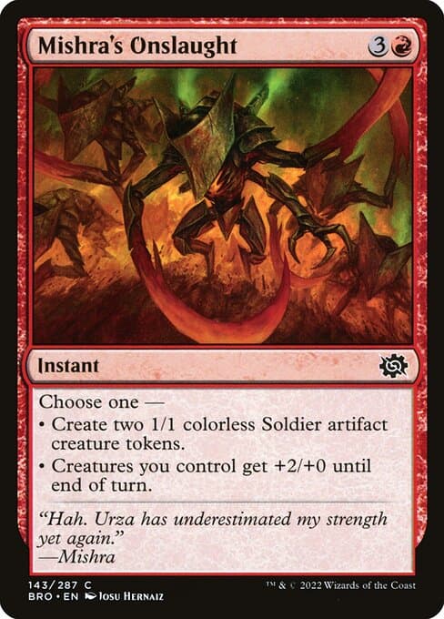 Mishra's Onslaught 2022 Magic: The Gathering Brother's War