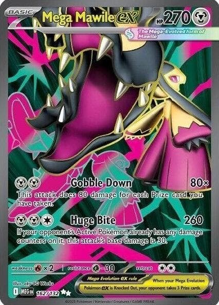 Mega Mawile ex trading card