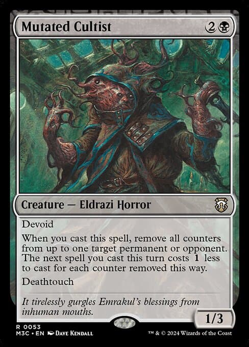 Mutated Cultist 2024 Magic: The Gathering Modern Horizons 3 Commander