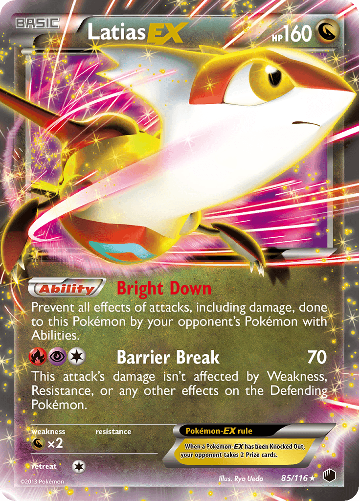 Latias EX 2013 Pokemon Plasma Freeze