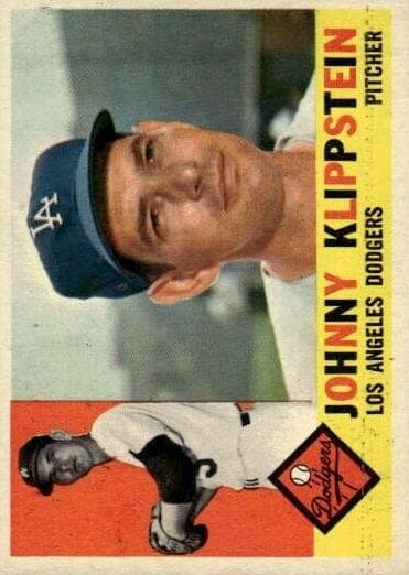 Johnny Klippstein 1960 topps Topps
