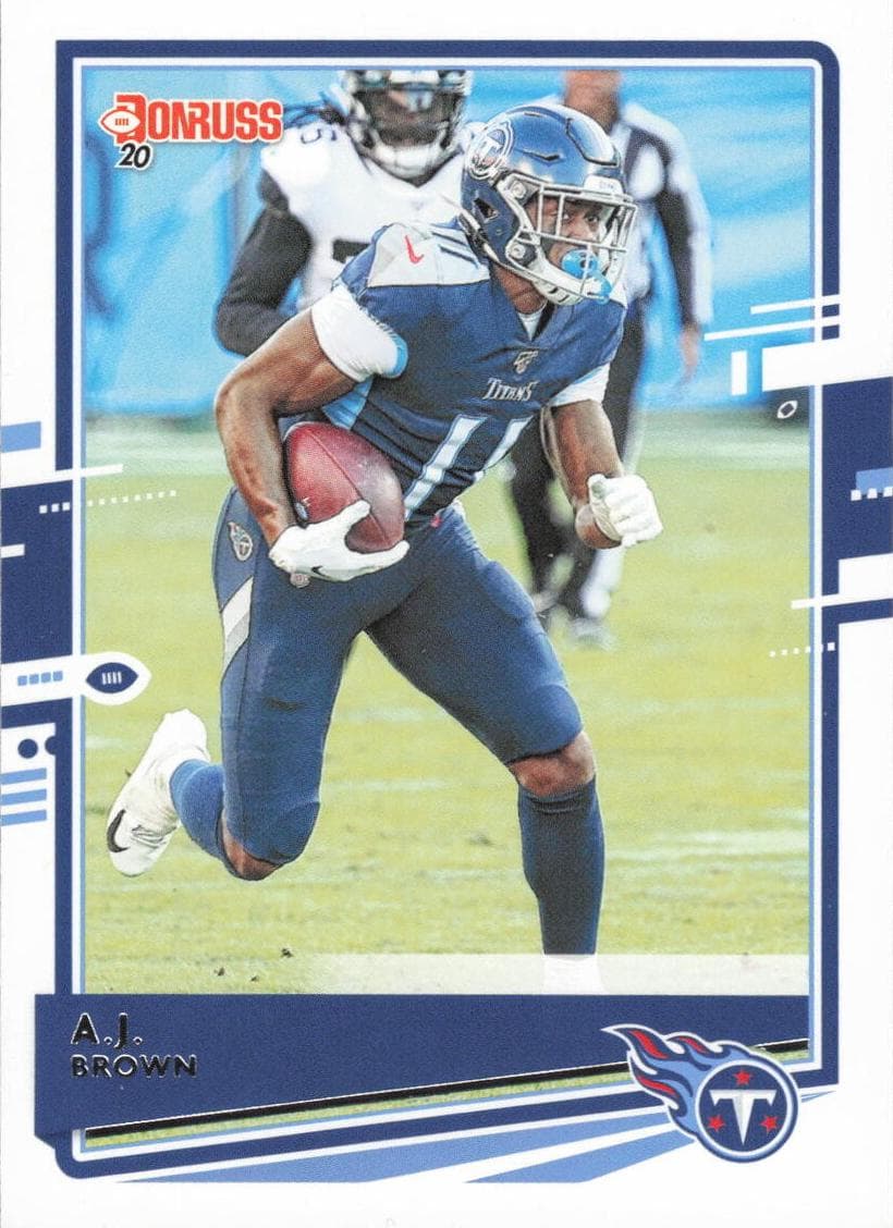 A.J. Brown 2020 panini Panini Plates & Patches