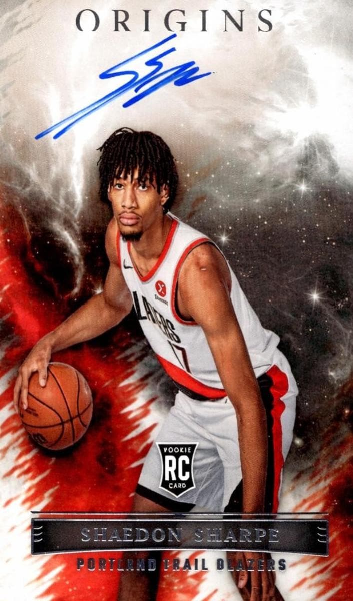 Shaedon Sharpe 2022 panini Panini Origins