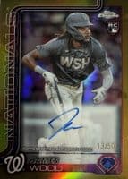 James Wood 2025 topps Topps Chrome Update