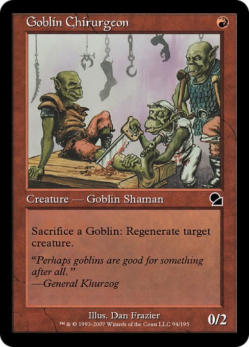Goblin Chirurgeon 1994 Magic: The Gathering