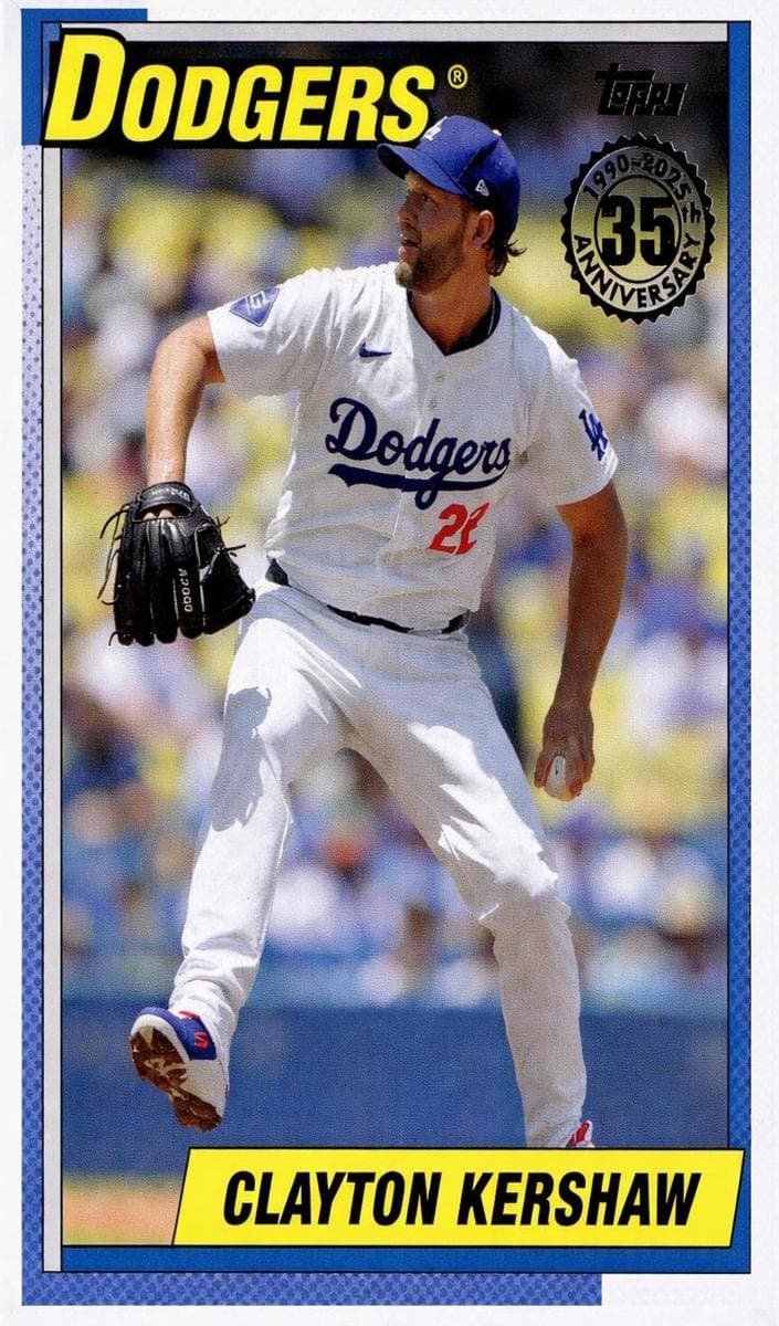 Clayton Kershaw 2025 topps Topps
