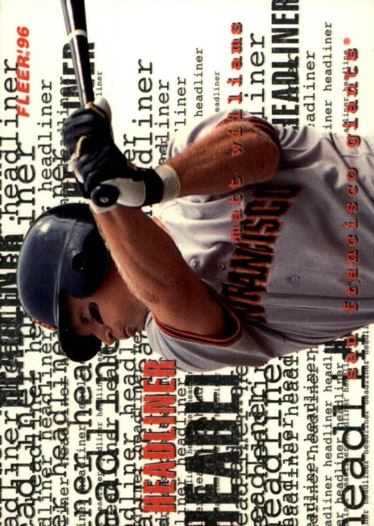 Matt Williams 1996 fleer Fleer Update