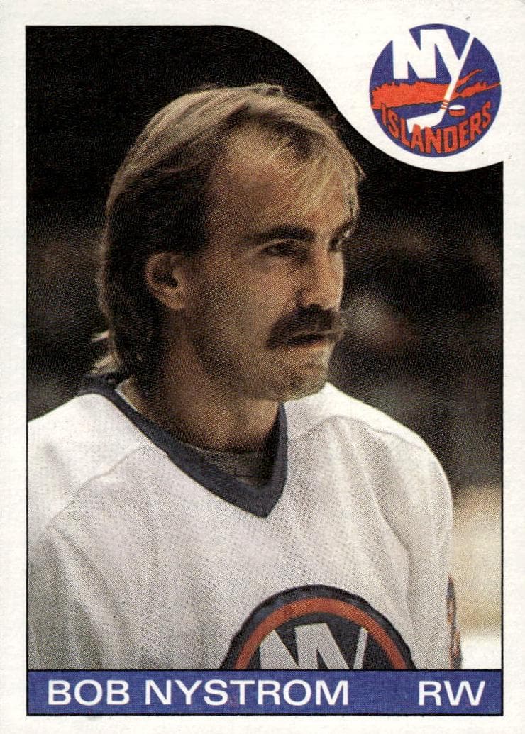 Bob Nystrom 1985 topps