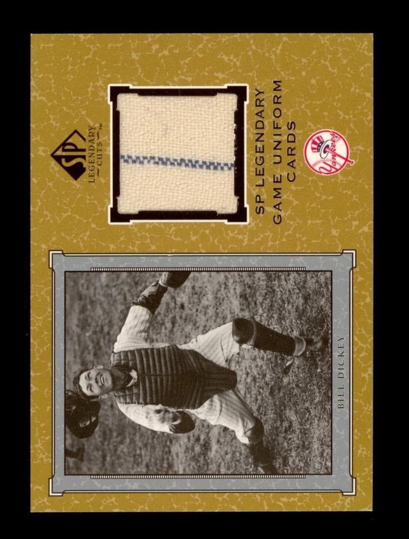Bill Dickey 2001 unknown SP Legendary Cuts