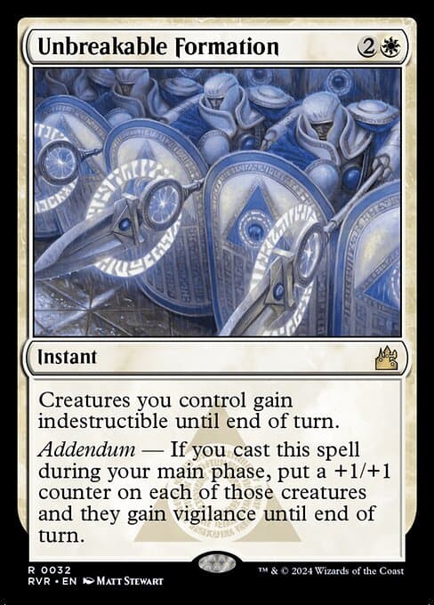 Unbreakable Formation 2021 Magic: The Gathering Midnight Hunt Commander