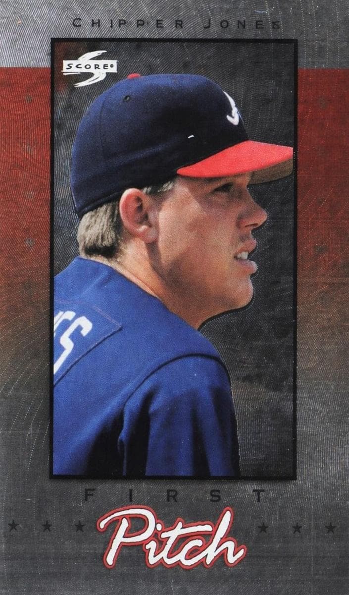 Chipper Jones 1998 panini Score
