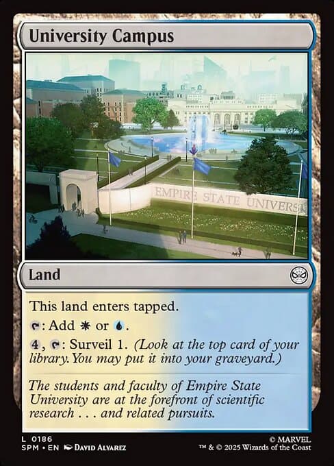 University Campus 2025 Magic: The Gathering Marvel Spider-Man