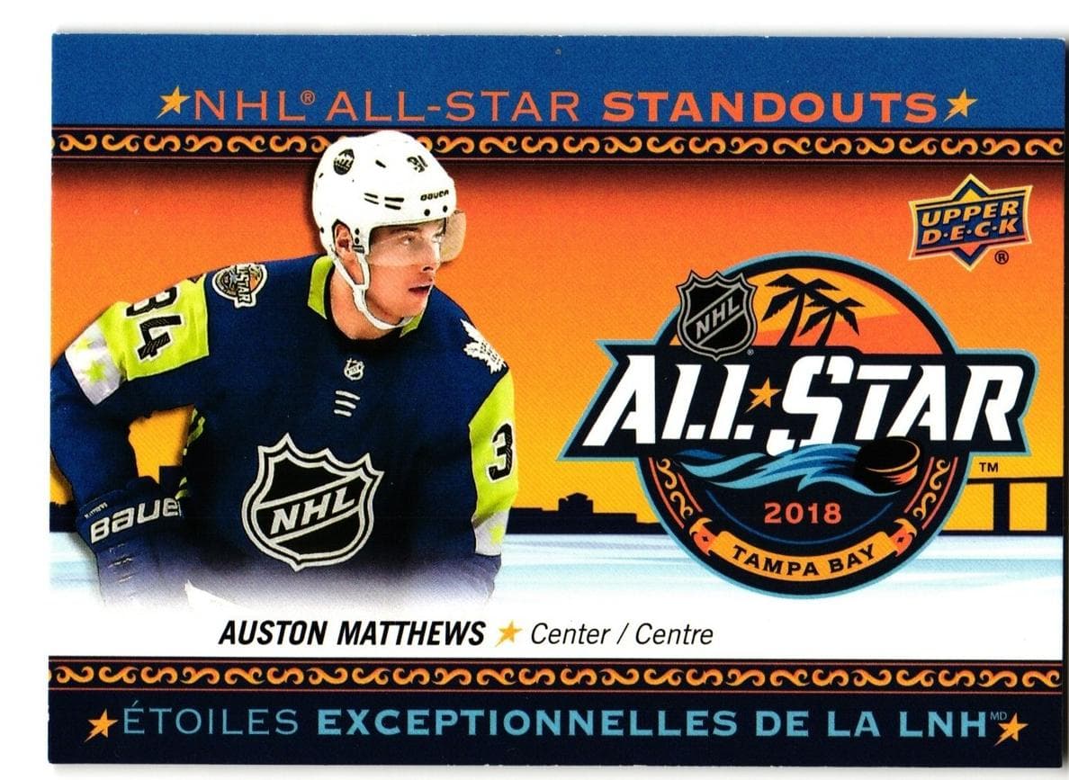 Auston Matthews 2018 upper-deck