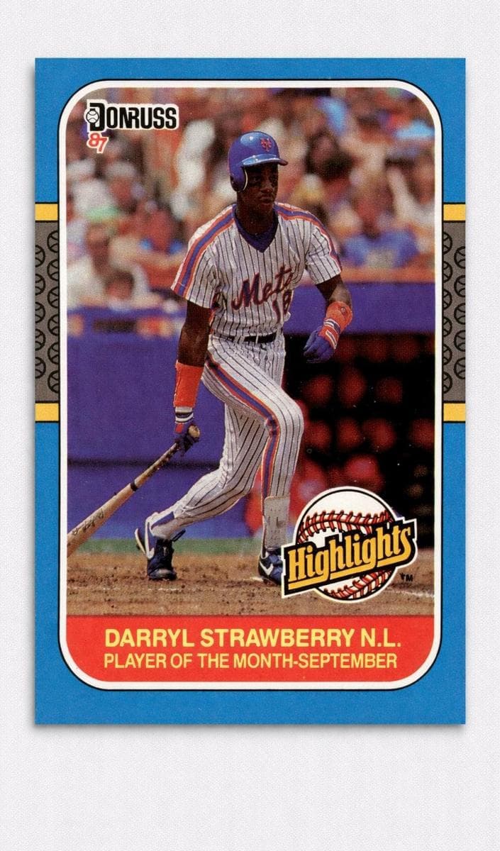 Darryl Strawberry 1987 panini