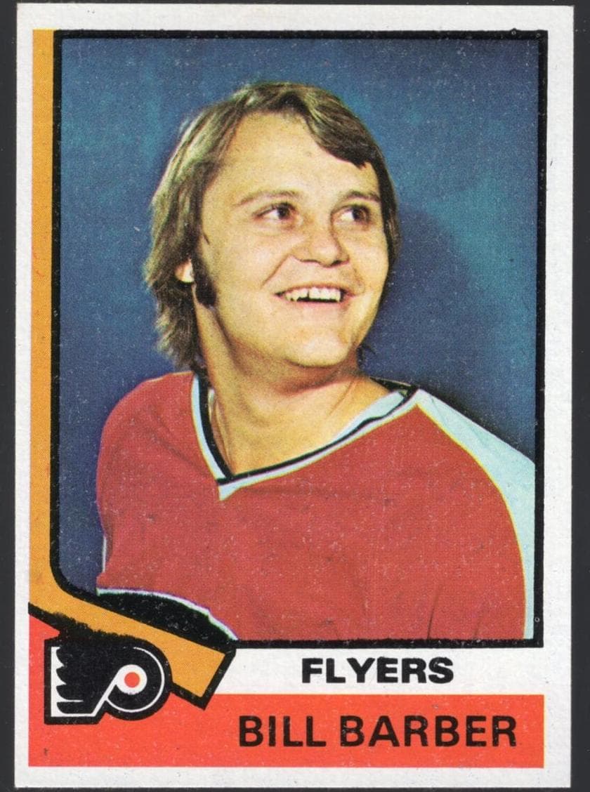 Bill Barber 1974 topps Topps