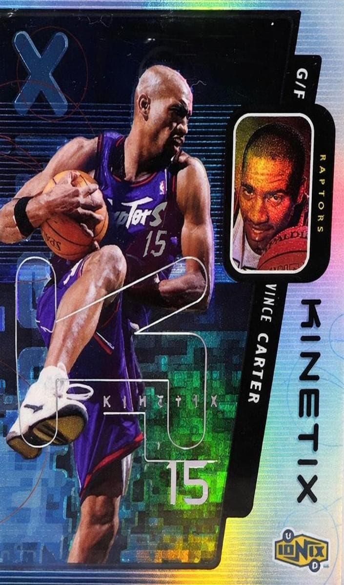 Vince Carter 1998 upper-deck Ionix