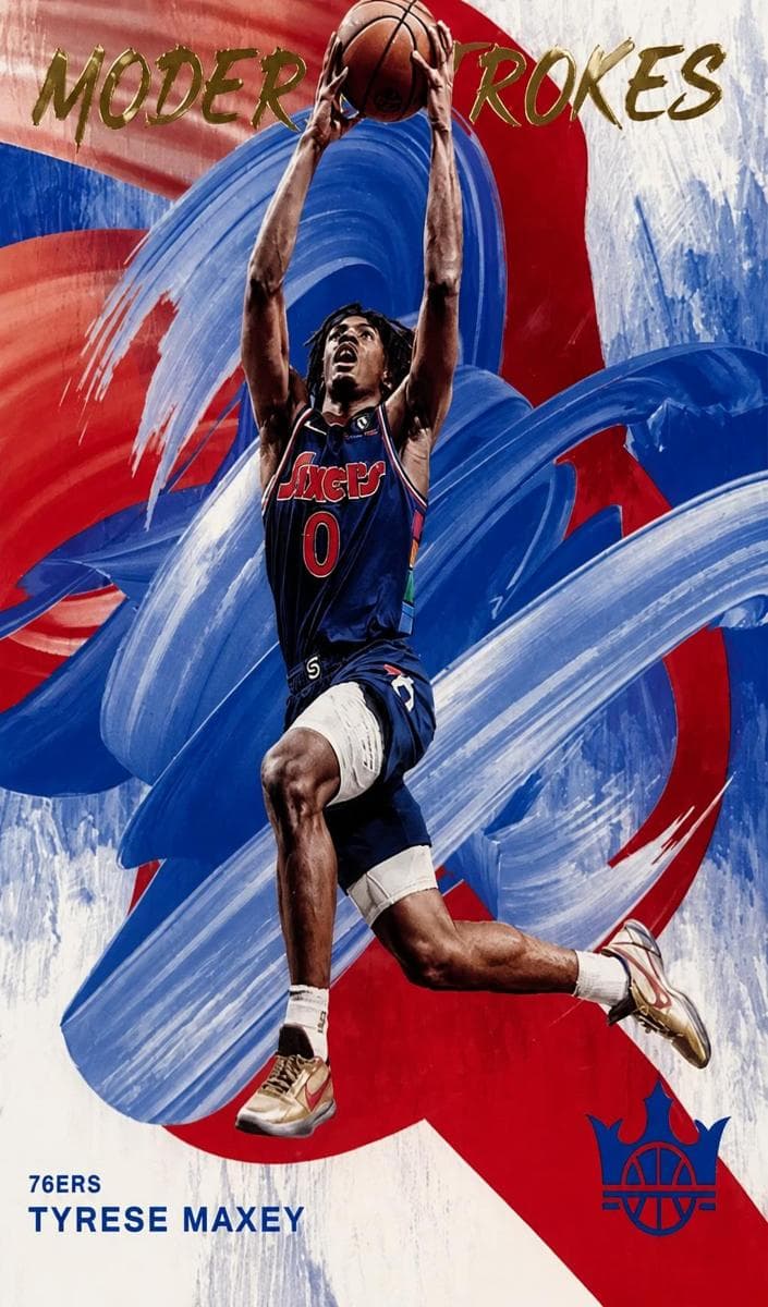 Tyrese Maxey 2021 panini Panini Court Kings