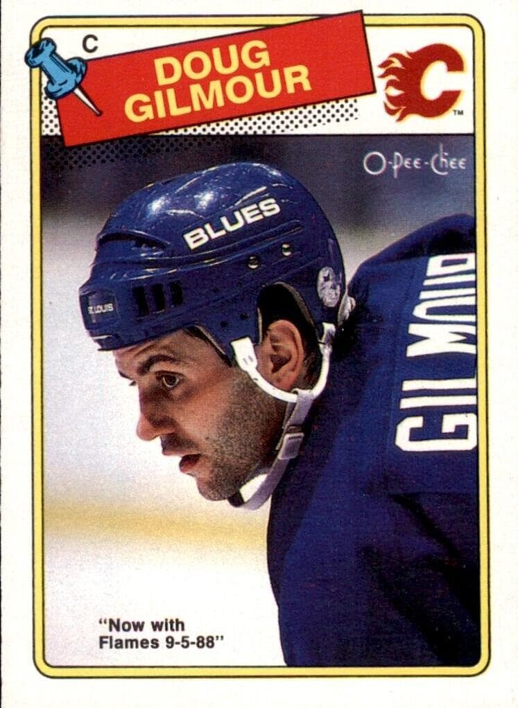Doug Gilmour 1988 o-pee-chee O-Pee-Chee