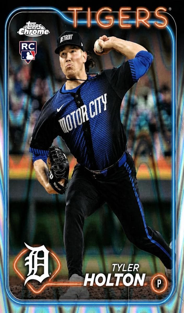 Tyler Holton 2024 topps Topps Chrome Update