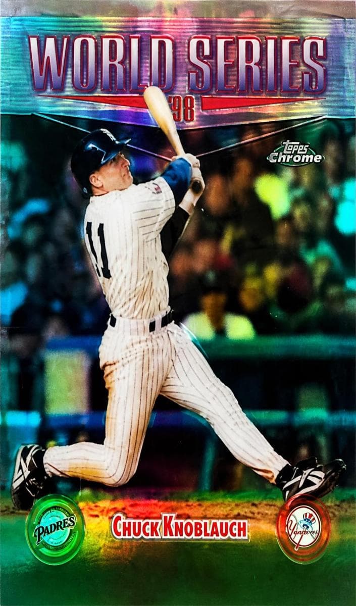 Chuck Knoblauch 1999 topps Topps Chrome