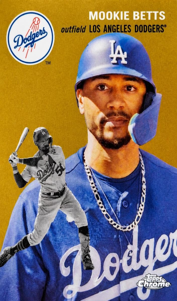 Mookie Betts 2023 topps Topps Chrome Platinum Anniversary
