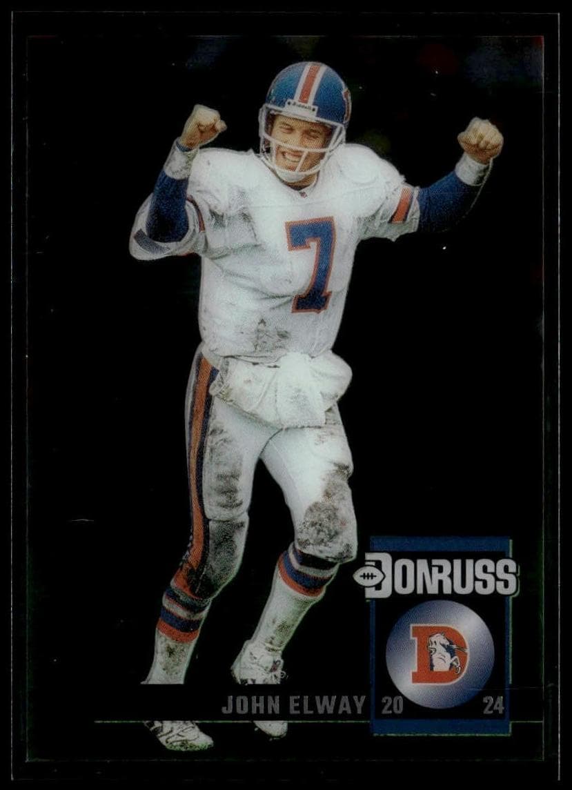 John Elway 2024 panini Clearly Donruss