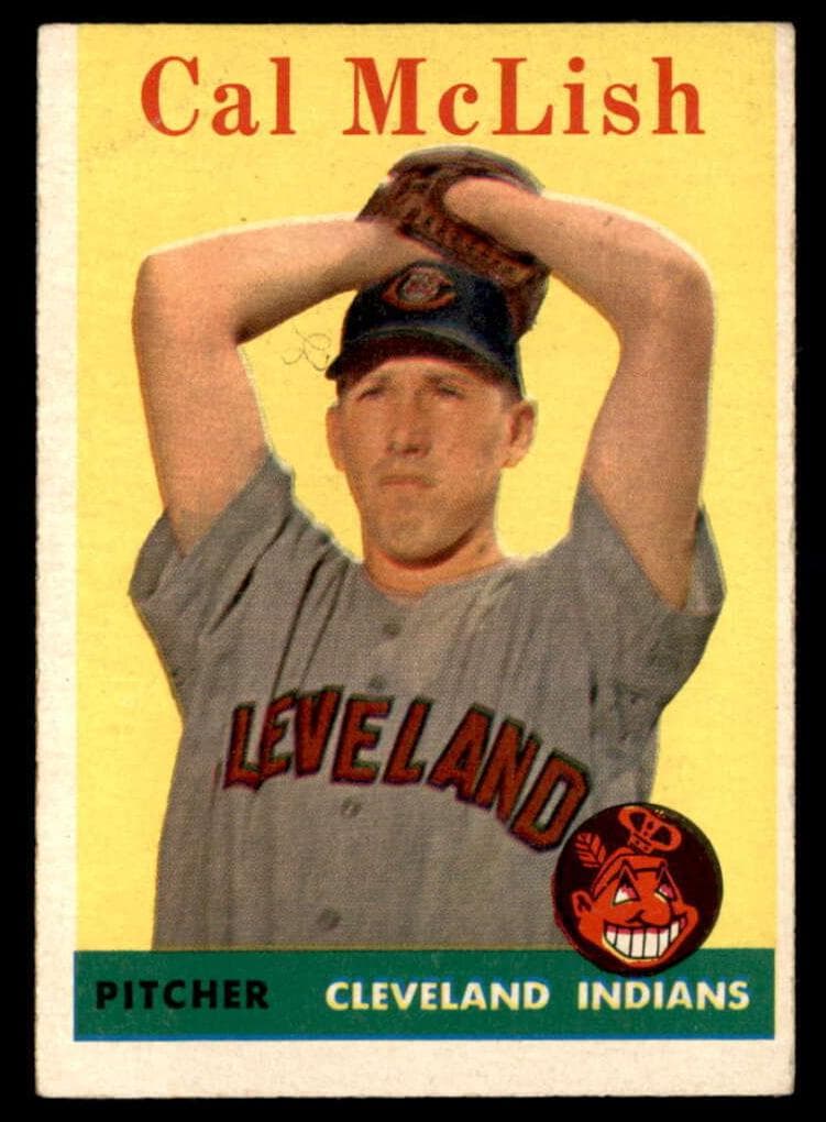 Cal McLish 1958 topps Topps