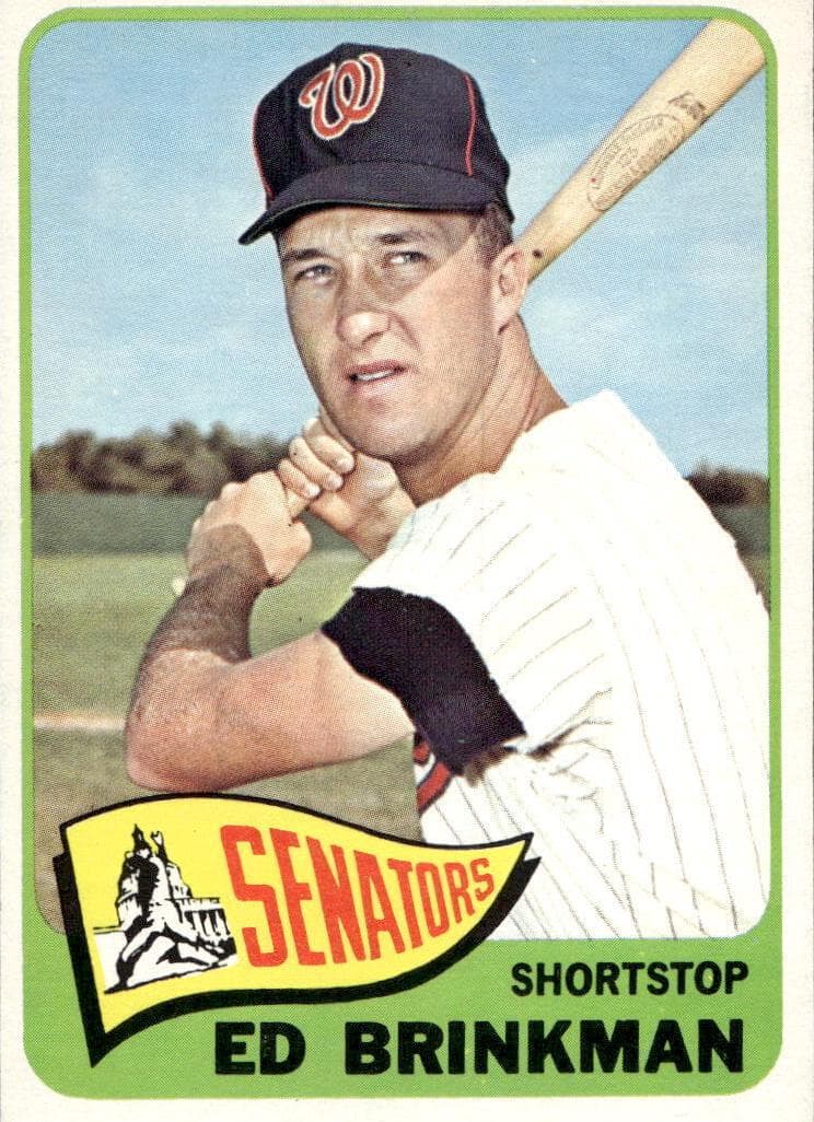 Ed Brinkman 1965 topps Topps