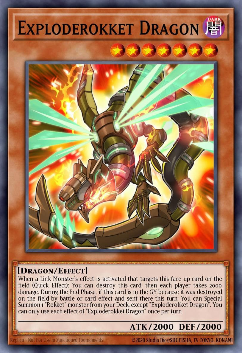 Exploderokket Dragon #SDRR-EN004
