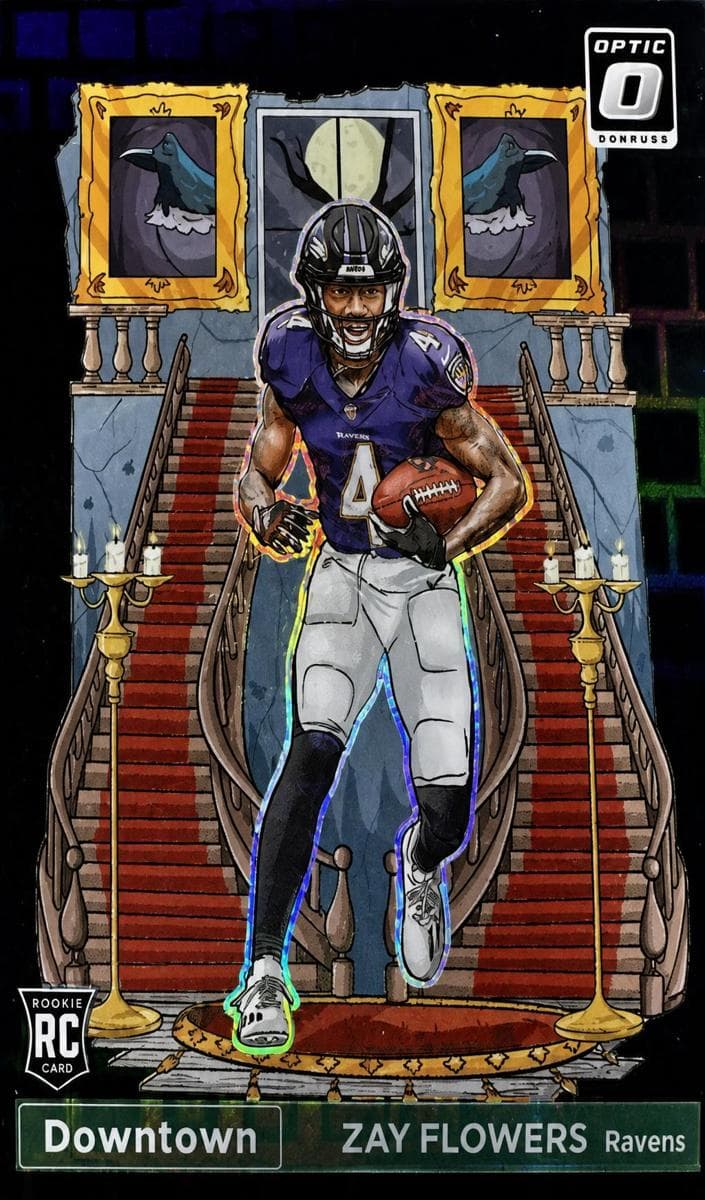 Zay Flowers 2023 panini Donruss Optic