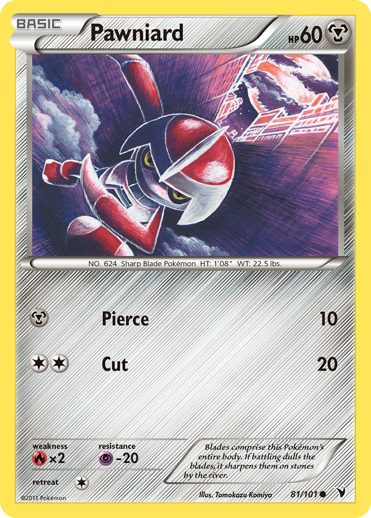 Pawniard 2011 Pokemon Noble Victories