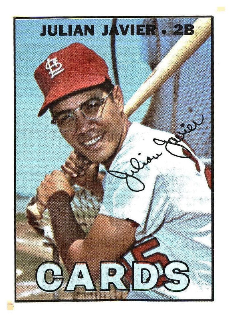 Julian Javier 1967 topps Topps
