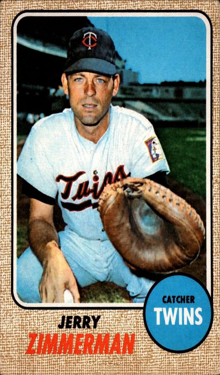 Jerry Zimmerman 1968 topps O-Pee-Chee