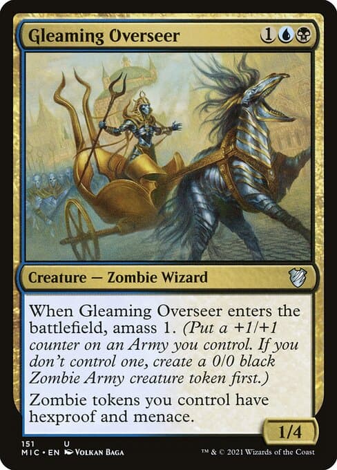Gleaming Overseer 2025 Magic: The Gathering Aetherdrift Commander