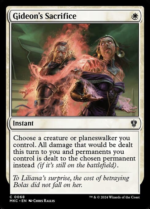 Gideon's Sacrifice 2019 Magic: The Gathering War of the Spark