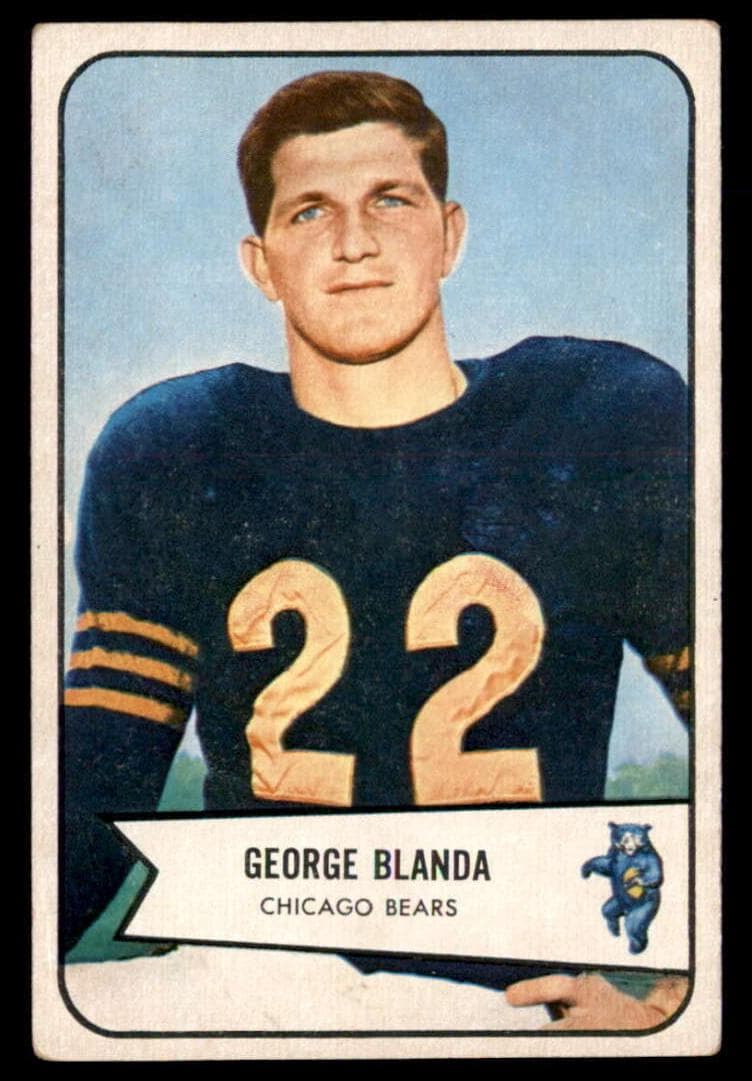 George Blanda 1954 bowman Bowman