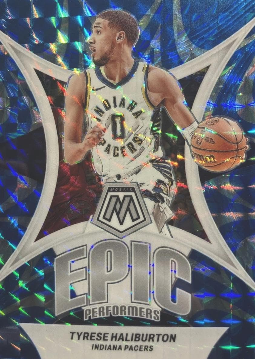 Tyrese Haliburton 2023 panini Panini Mosaic