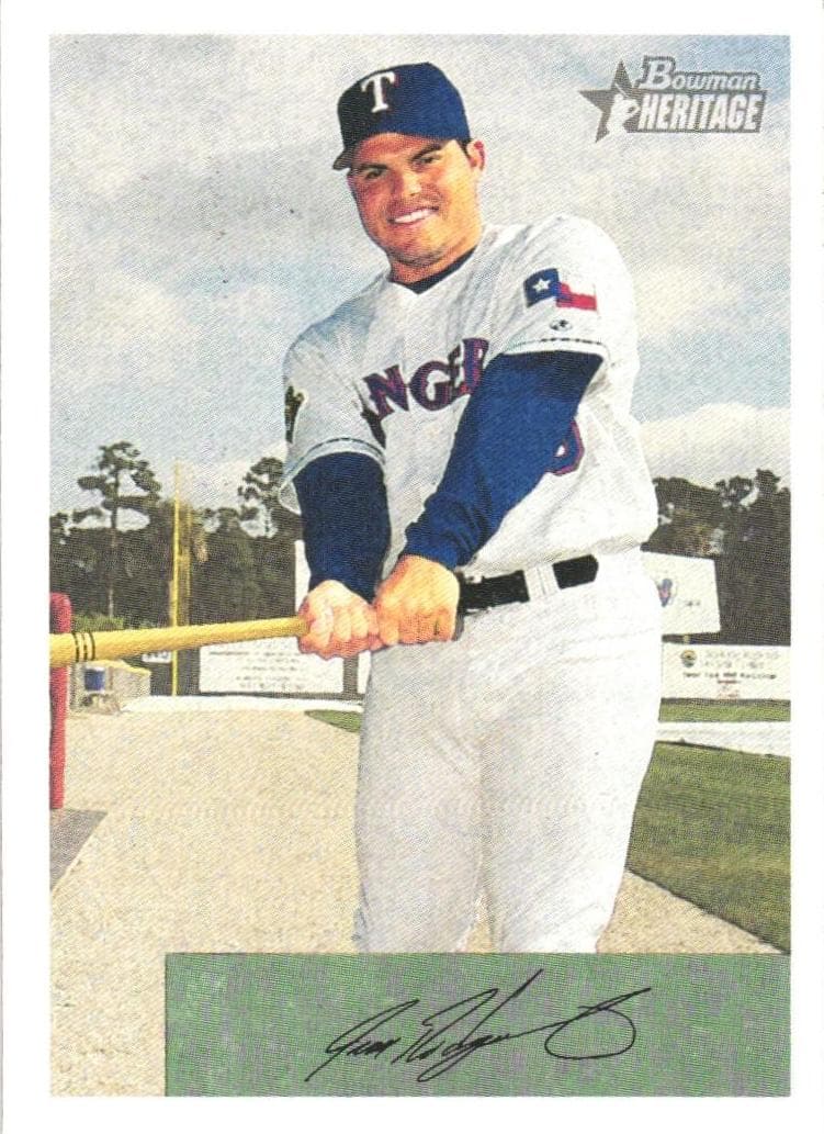 Ivan Rodriguez 2002 bowman Bowman Heritage