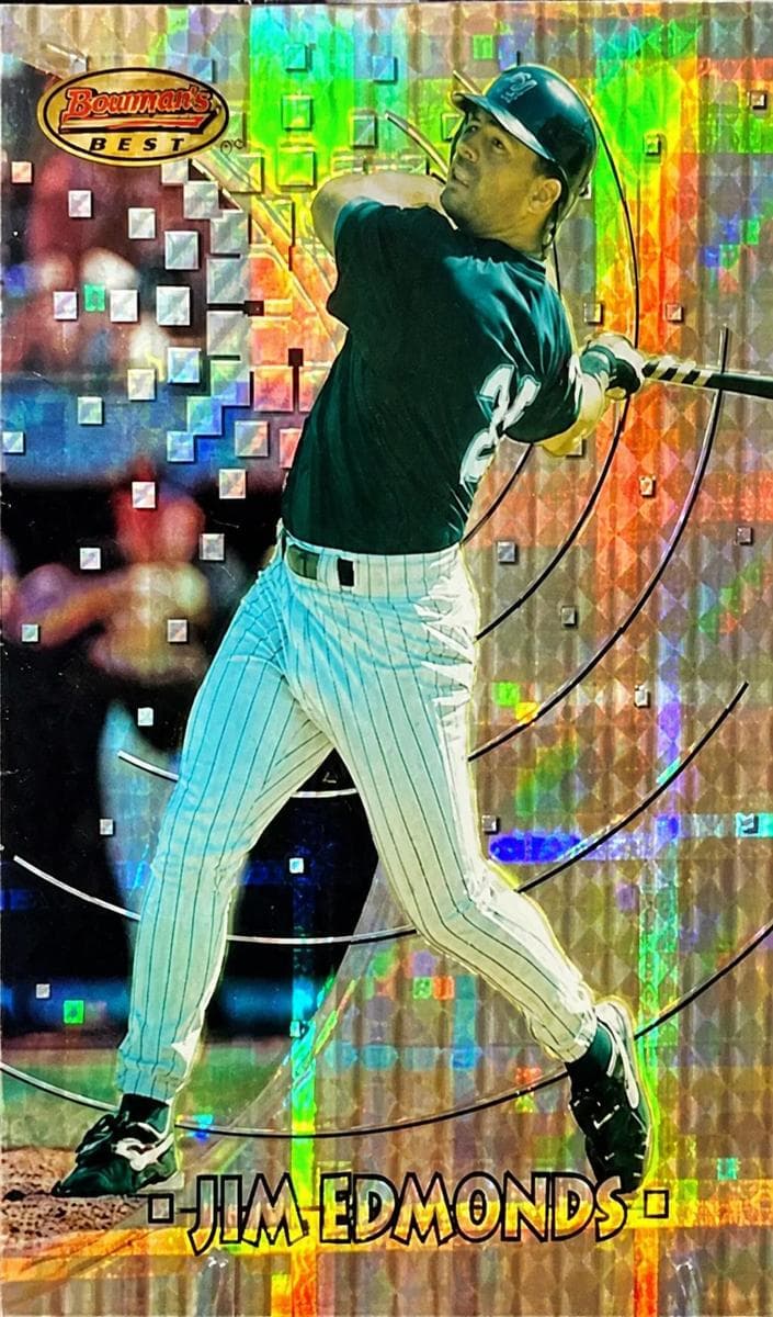 Jim Edmonds 1997 bowman Bowman's Best